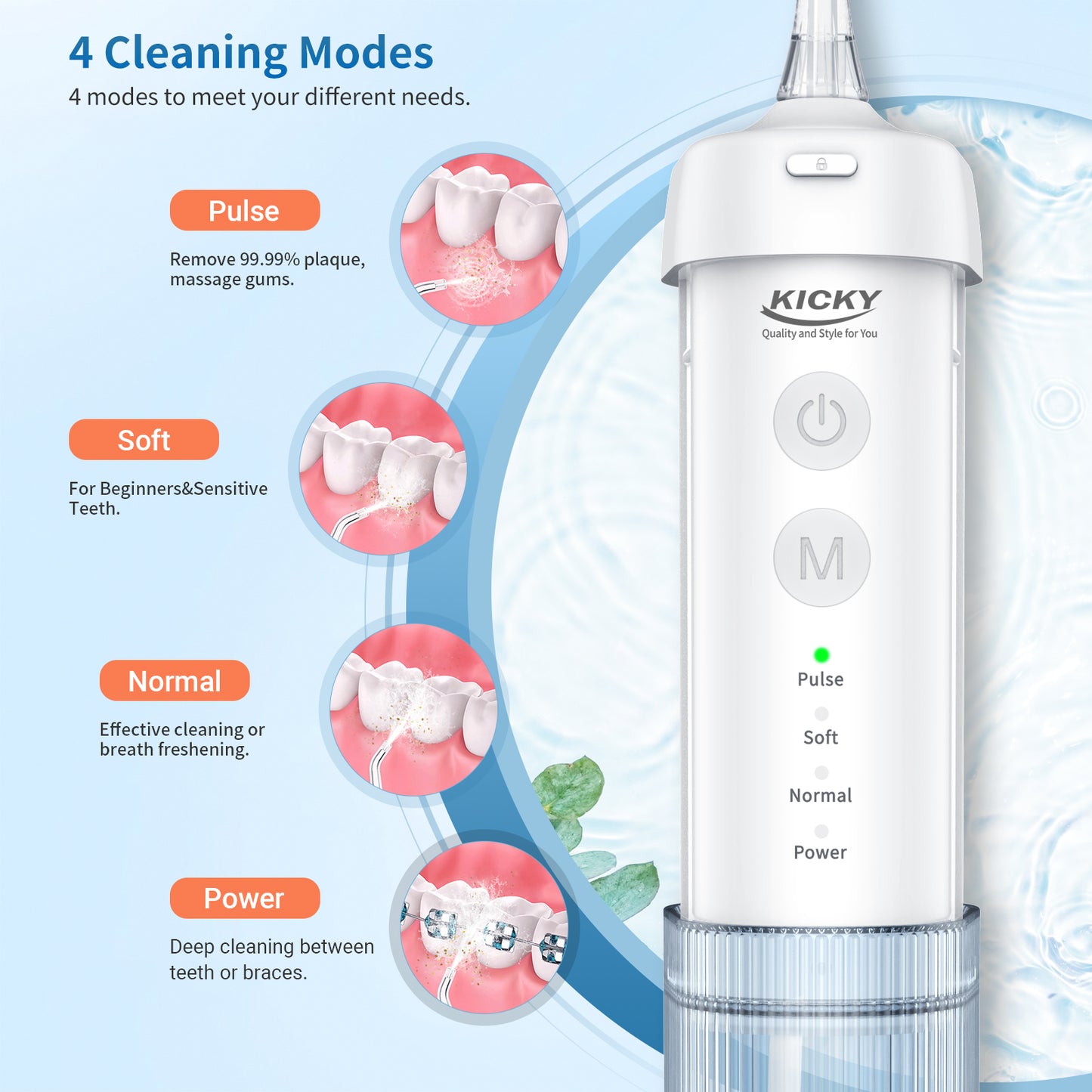 Water Flosser Power Flosser K42 Mini