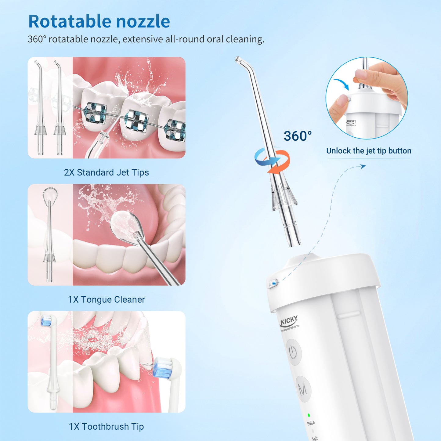 Water Flosser Power Flosser K42 Mini
