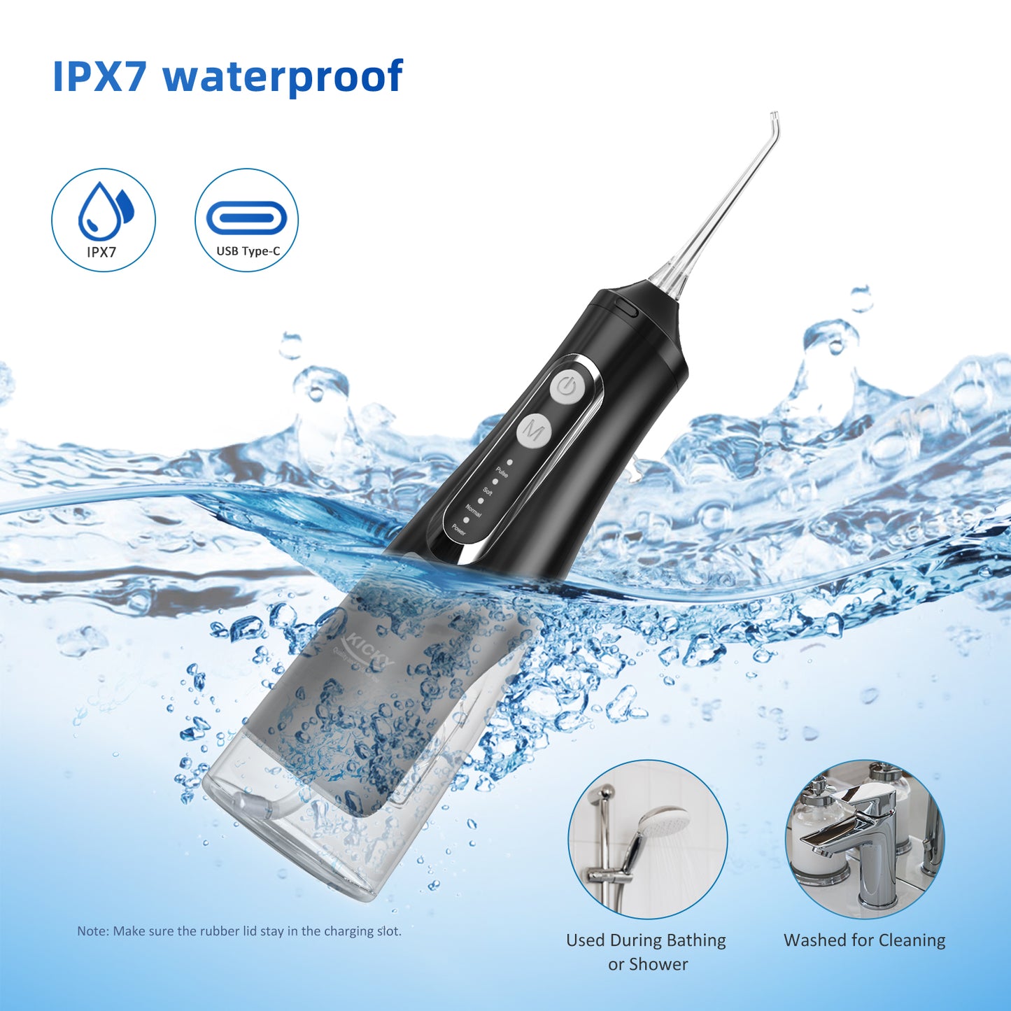 Power Water Flosser 310mL Water Tank Kicky K789 - Oral Care Essential