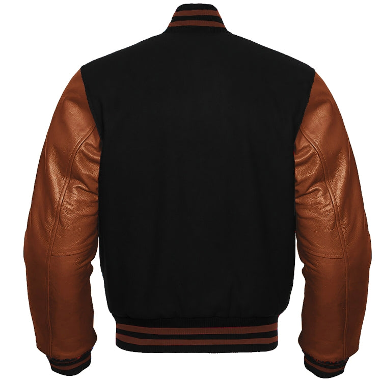 Black Wool/Brown Leather