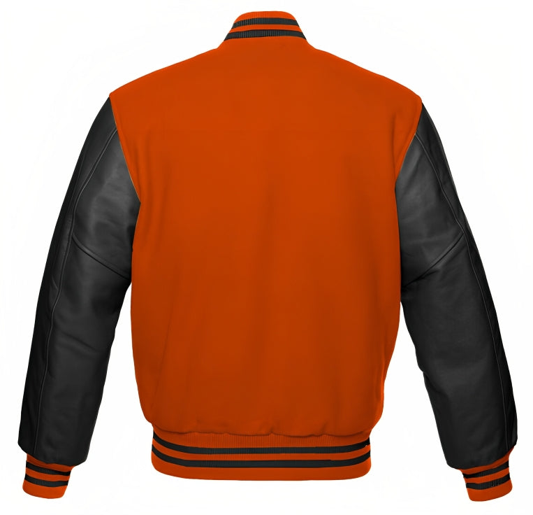 Orange Wool/Black Leather