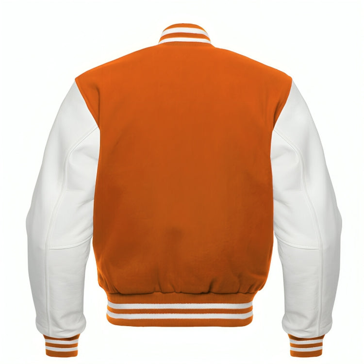 Orange Wool/White Leather