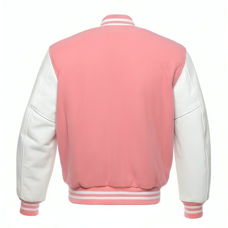 Pink Wool/White Leather