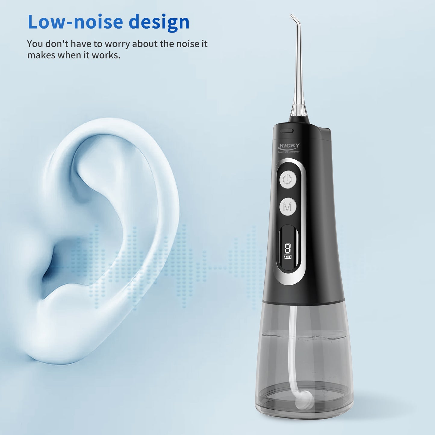 Power Water Flosser 300mL Water Tank Kicky K708Pro
