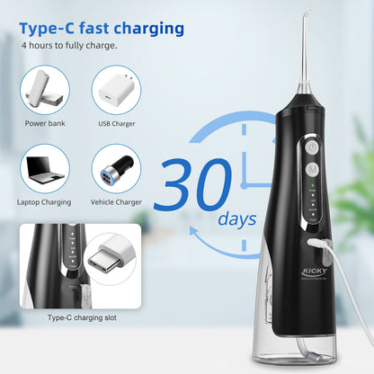 Power Water Flosser 310mL Water Tank Kicky K789 - Oral Care Essential