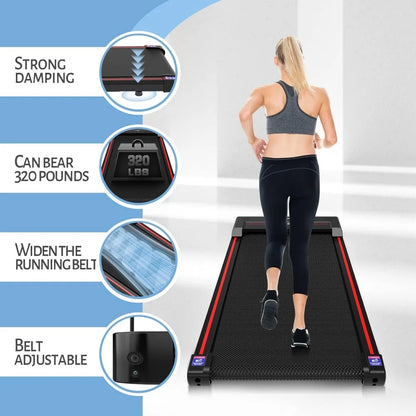 3-in-1 Portable Walking Pad | Under Desk Treadmill for Home | 320 Lbs. Capacity