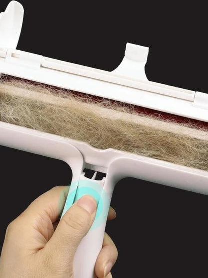 Chom Roller Animal H Cat Hair From Furniture Self-cleaning Lint One Handair Brush Pet  Remover  2-Way Removing Dog