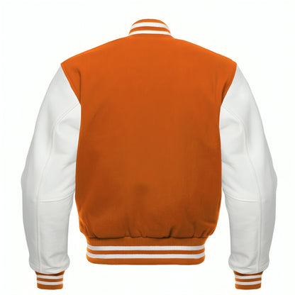 Orange Wool/White Leather
